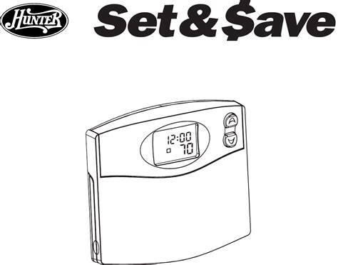 hunter thermostat model 44260 manual pdf manual